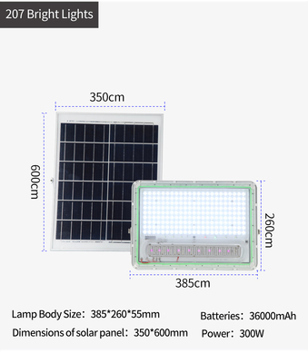 300w Led Solar Flood Light Outdoor Solar Powered Mosquito Lamp For Garage Yard Porch