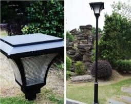 Avlu Dış Mekan LED Bahçe Direği Işıkları çim 450mmx390mm E27 Değiştirilebilir